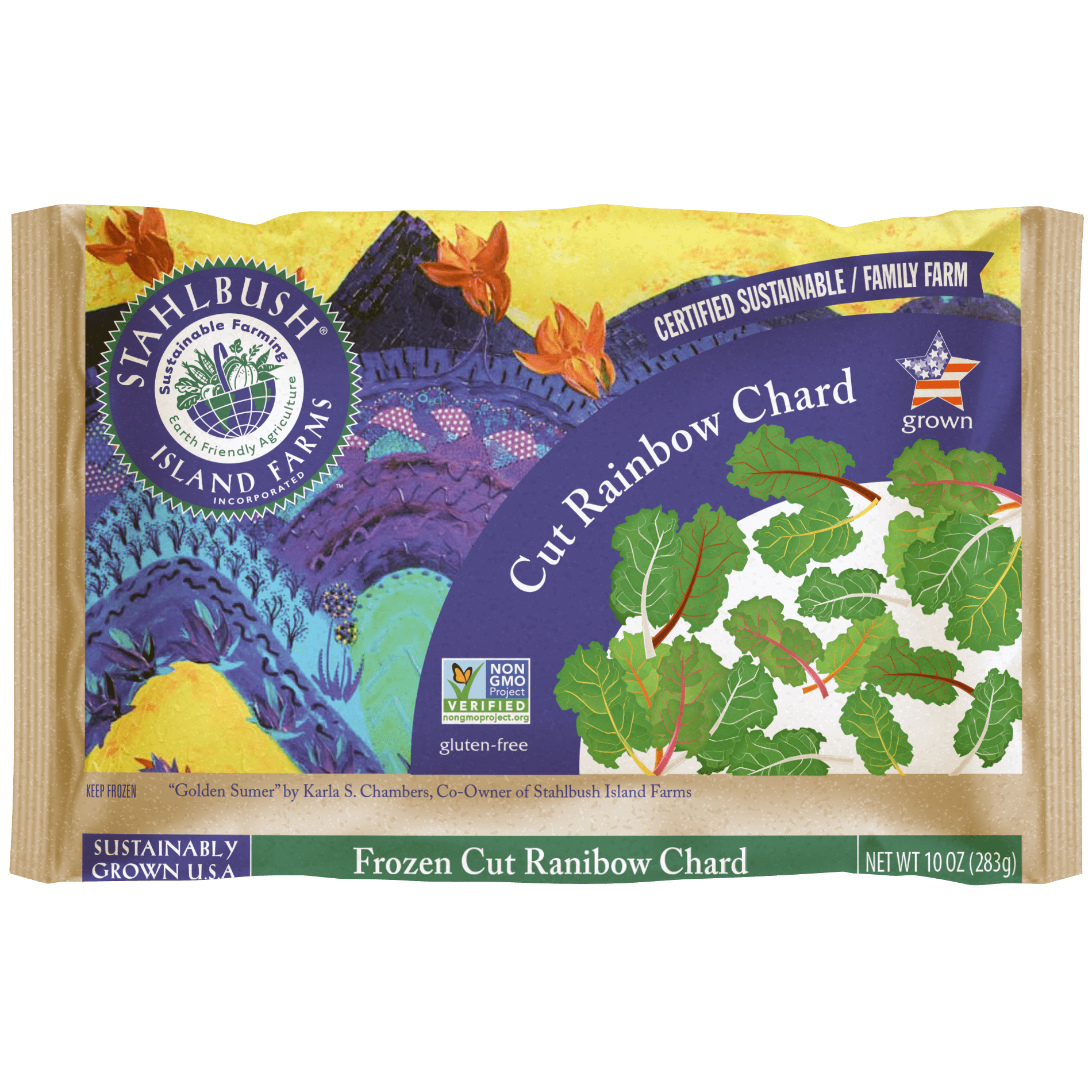 Cut Rainbow Chard Stahlbush Island Farms