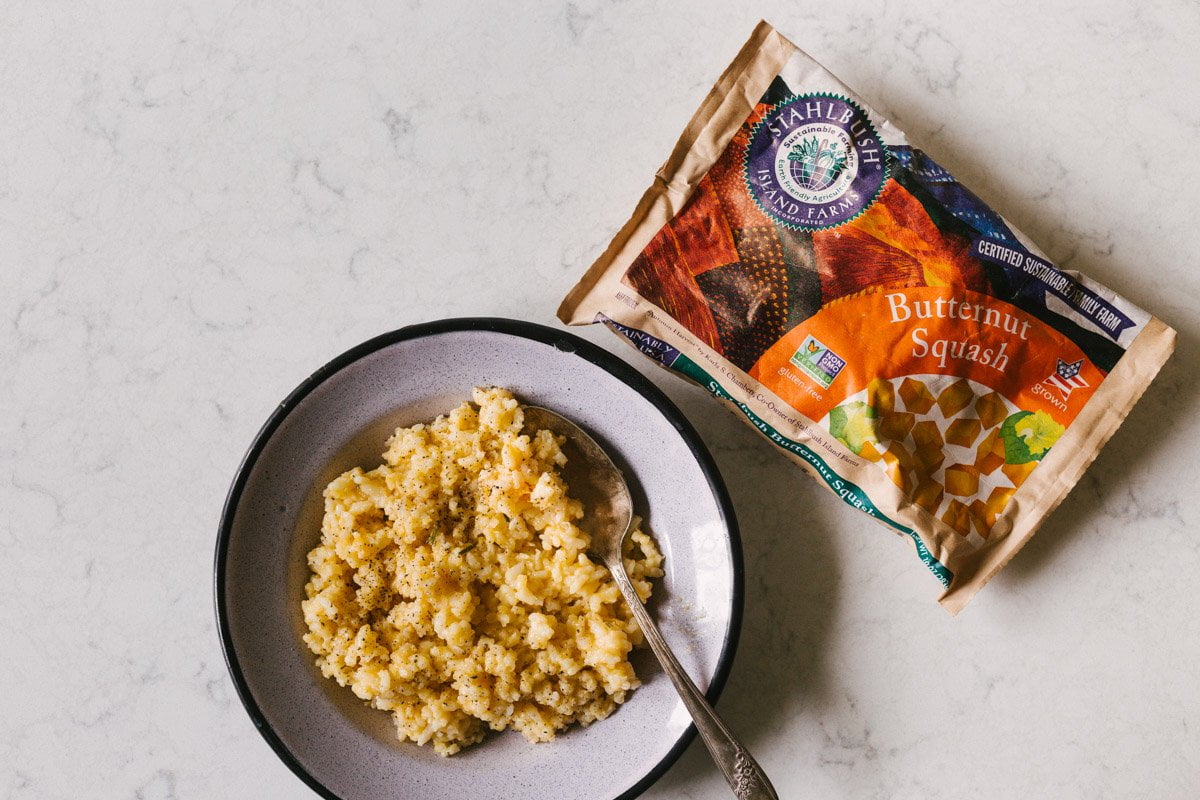 Butternut Squash Risotto - Stahlbush Island Farms