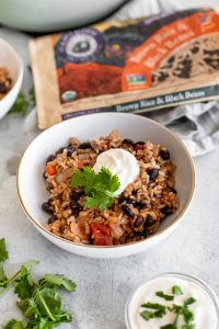 BRown Rice and Black Beans