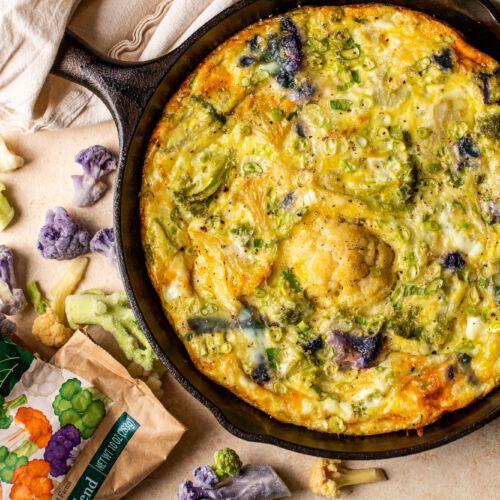 Cauliflower Cheddar Frittata