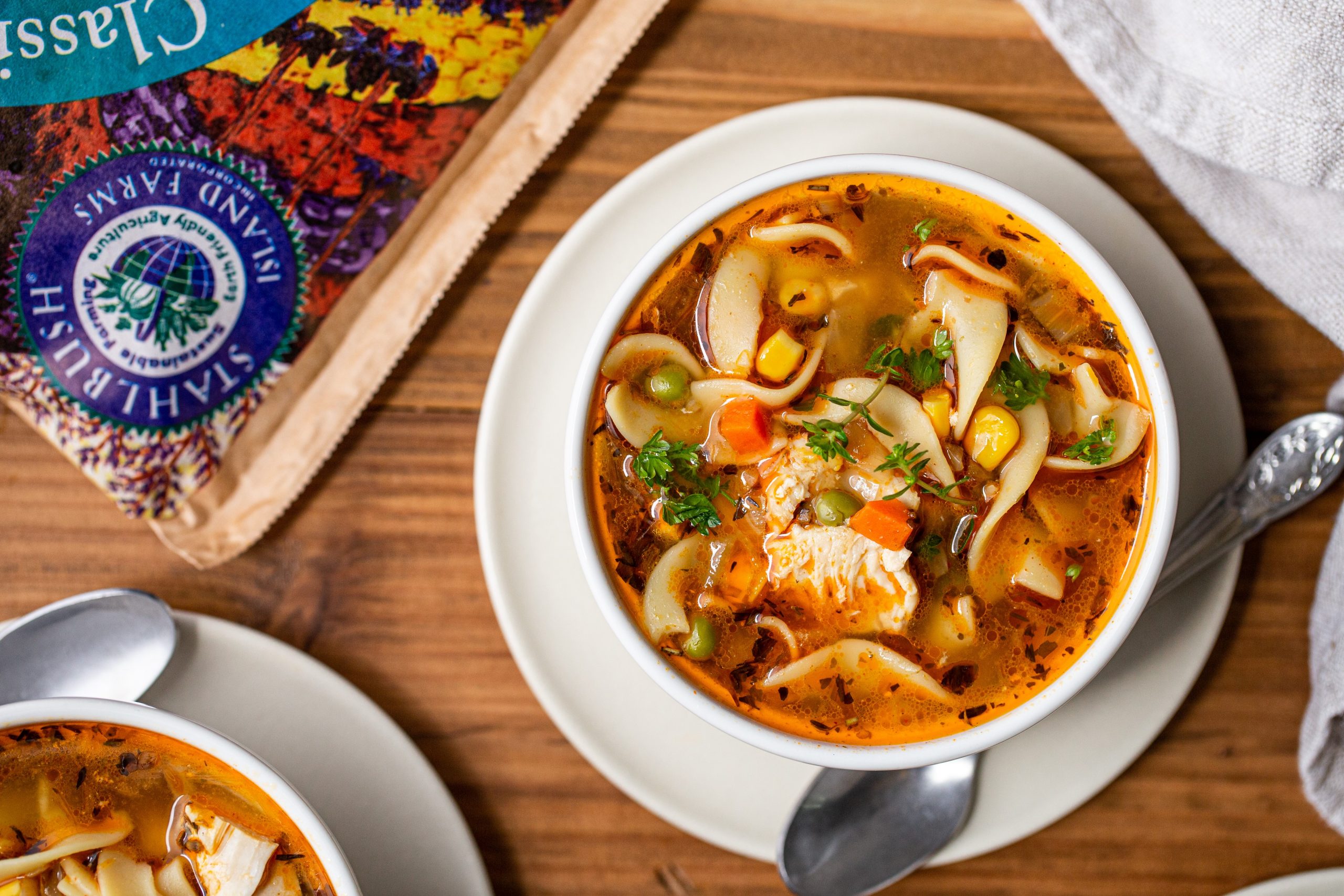 Chicken Noodle Soup-1197-Landscape Classic Chicken Noodle Soup