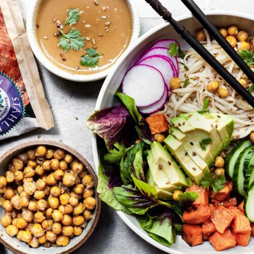Sweet Potato Chickpea Bowls