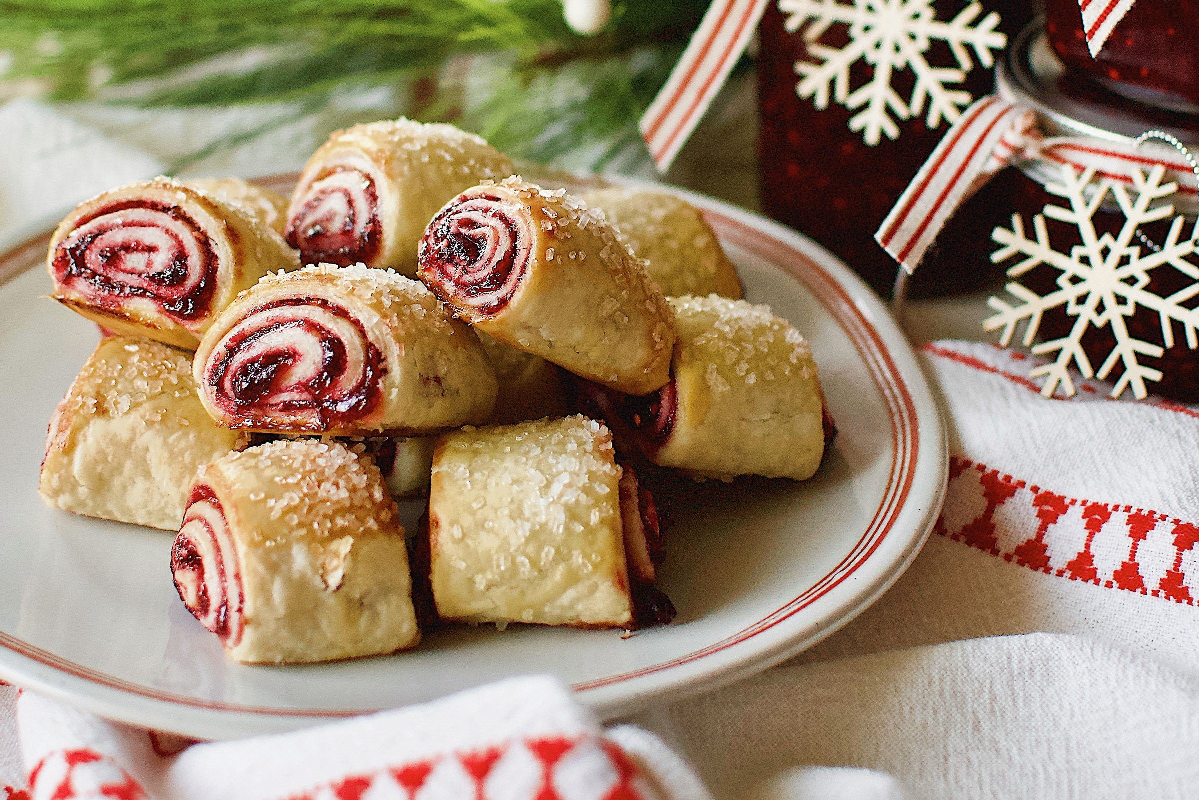 Rugelach Landscape Cran-Raspberry Rugelach