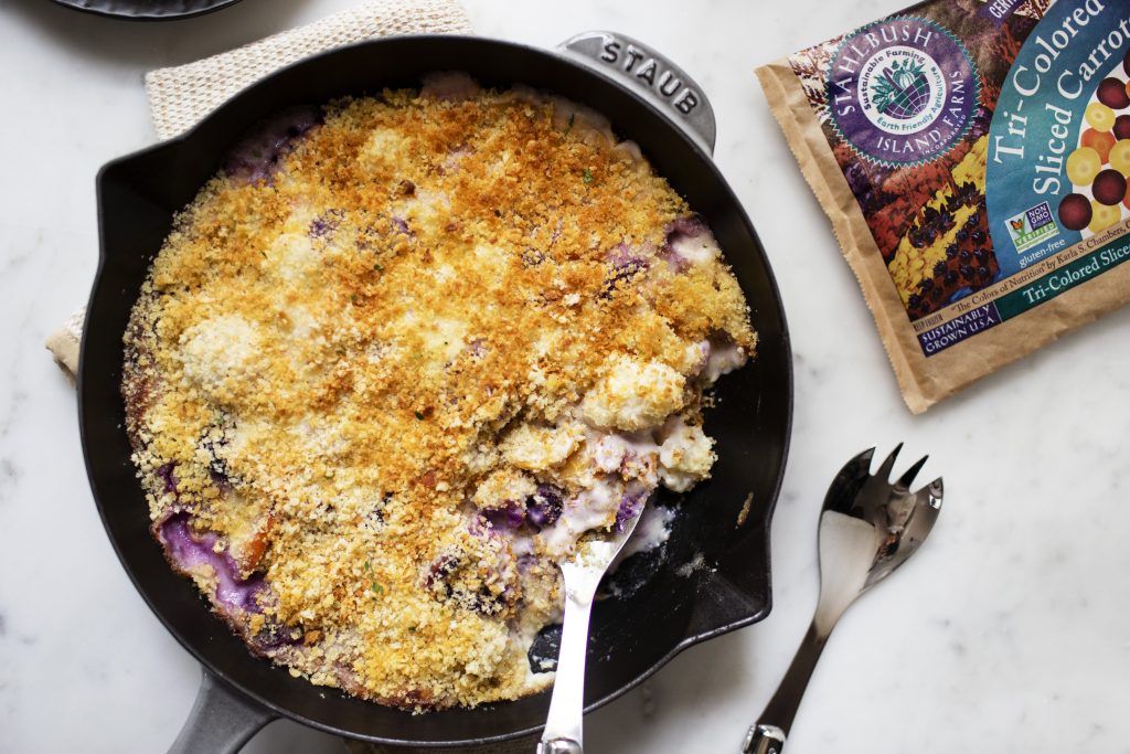 Carrot Cauliflower Gratin