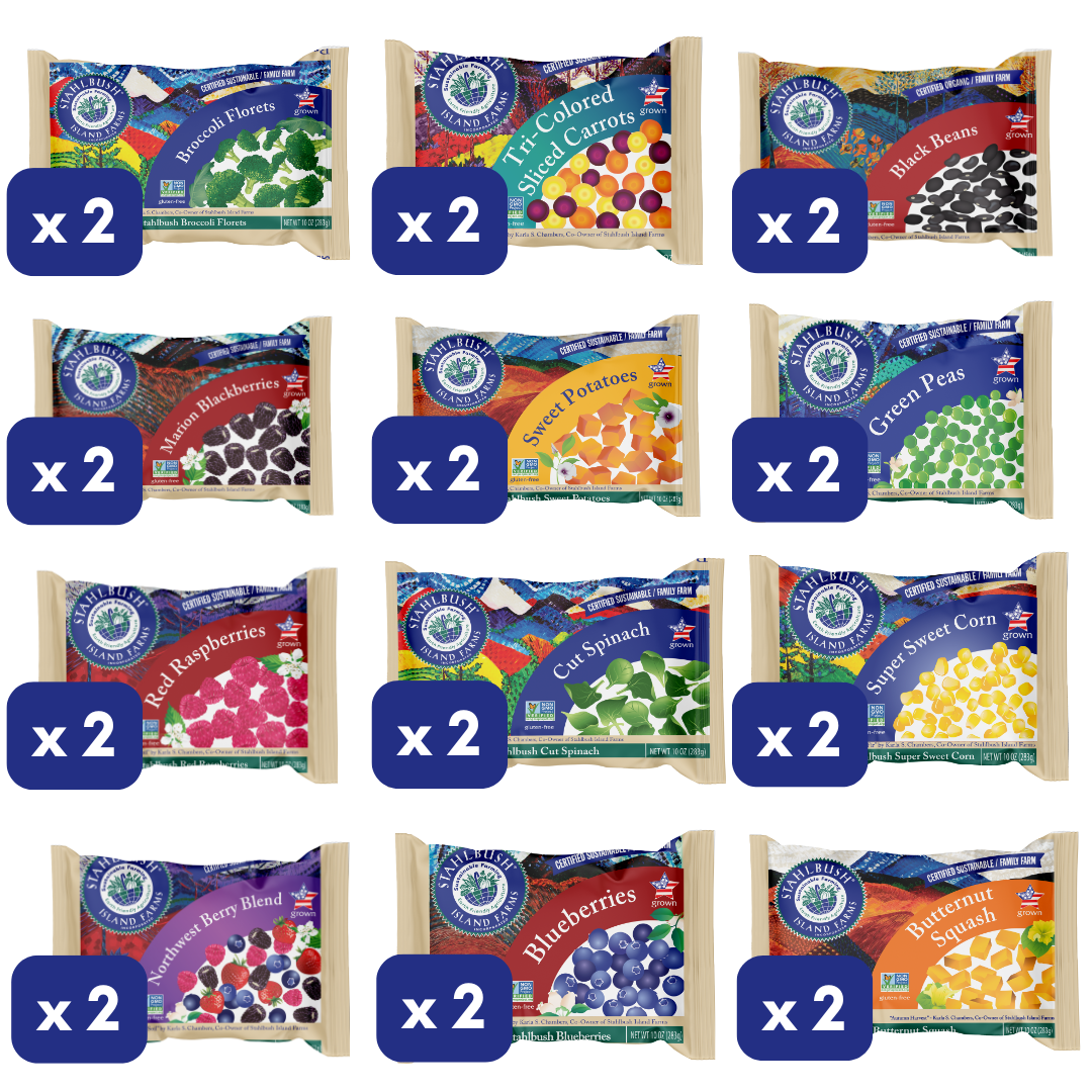 Farm Favorites - 24 Bag Variety Pack - Stahlbush Island Farms
