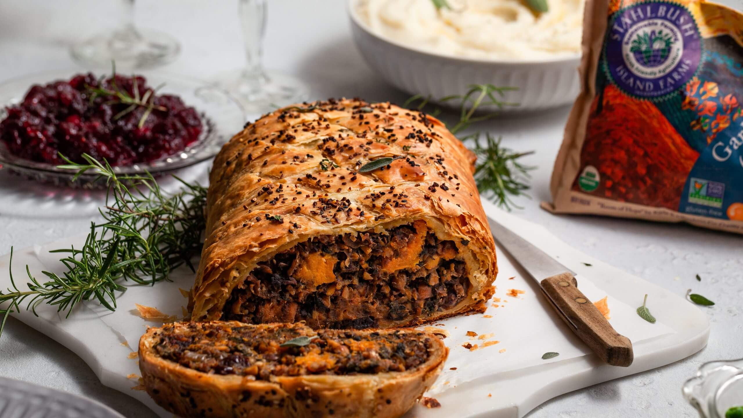 16 x 9 Branded Vegan Wellington Vegan Wellington