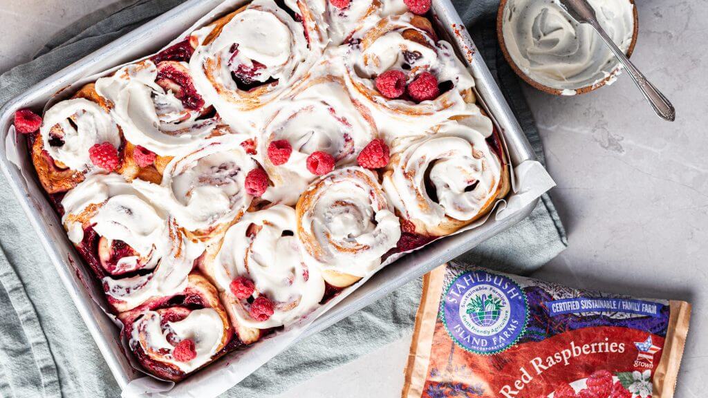 Raspberry Sweet Rolls