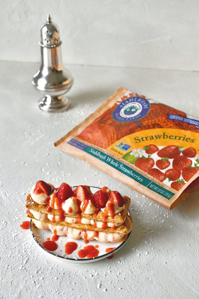 Strawberry Lemonade Mille Feuille Stahlbush Island Farms Frozen Strawberries