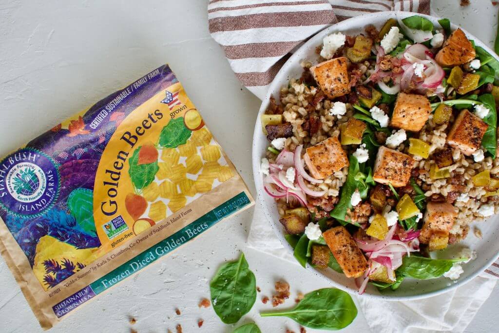 Golden Beet Farro Salad