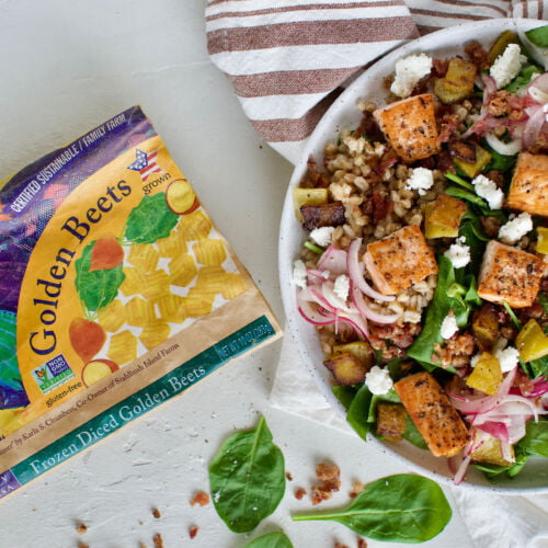 Golden Beet Farro Salad