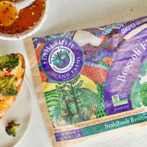 Broiled Broccoli Toast