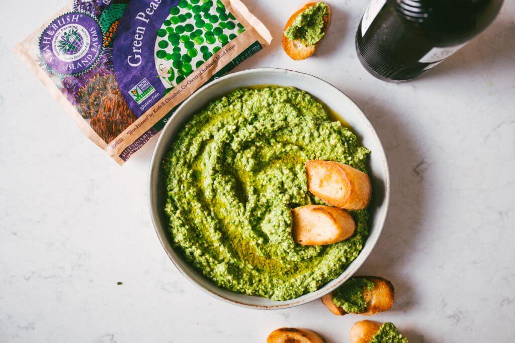 Pea and Walnut Pesto