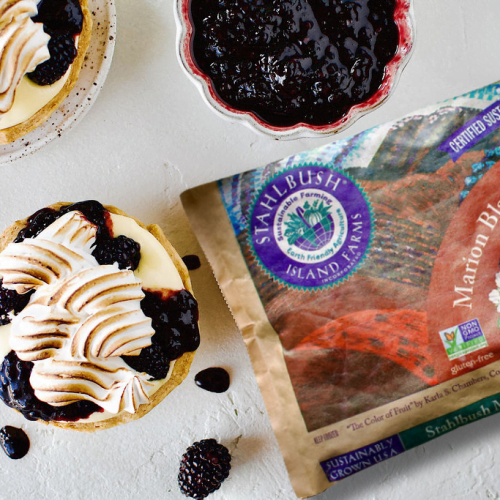 blackberry lemon tarts