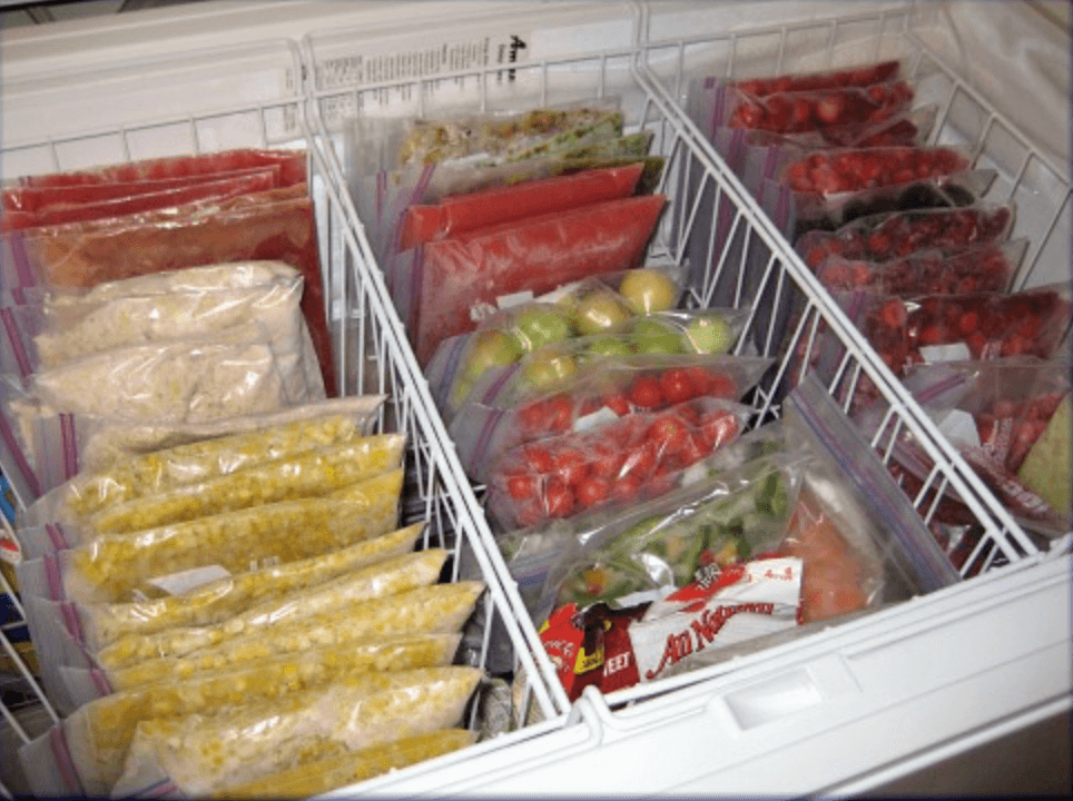 freezer organization