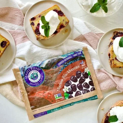 Marion Blackberry Cornmeal Breakfast Cake