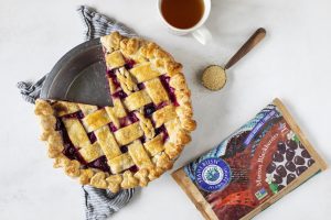 Rhubarb Marionberry Pie
