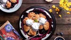Easy Stahlbush Blueberry Cobbler
