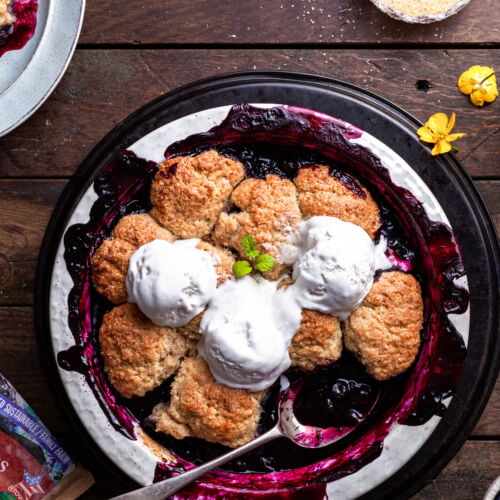 Easy Stahlbush Blueberry Cobbler