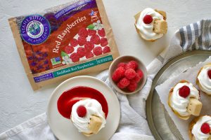 Raspberry Marble Mini Cheesecakes