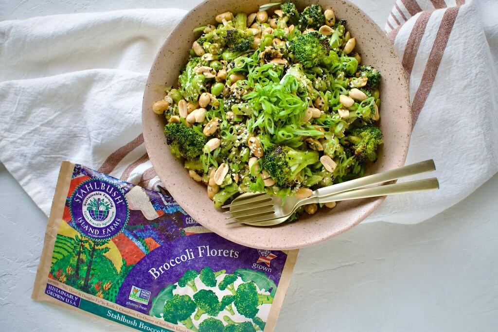 Roasted Broccoli & Edamame Salad