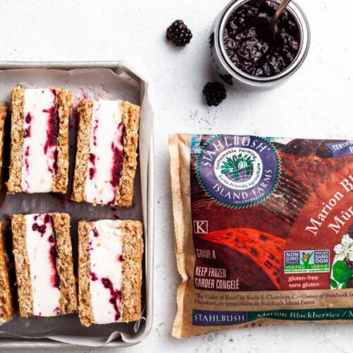 Berry Swirl Ice Cream Sandwiches