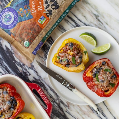 Stahlbush Island Farms Mexican Stuffed Peppers with Black Beans and Brown Rice