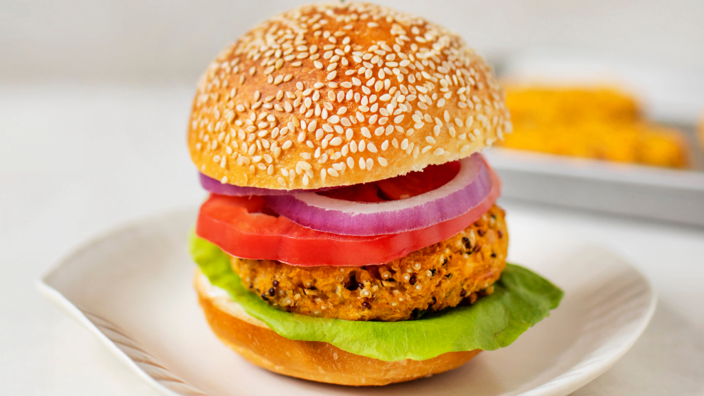 plant-based butternut squash burgers