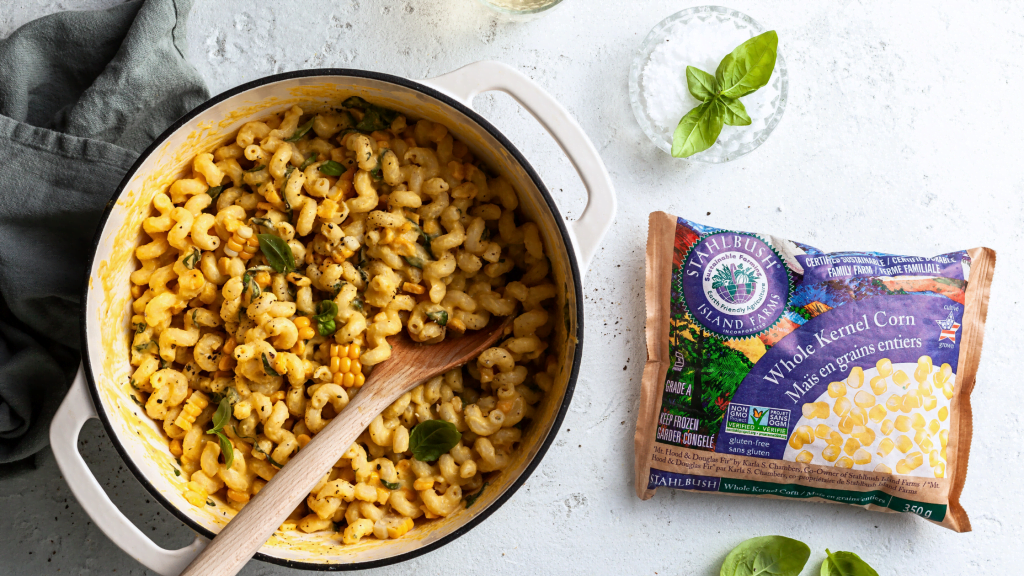 creamy corn pasta salad 