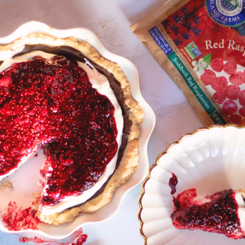 Raspberry Cream Pie